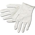 Jackson Safety Mens Inspectors Lightweight Reversible & Unhemmed Lisle Gloves - White, Large LU2207384